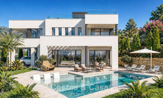 Villa de lujo lista para entrar a vivir, sofisticada y en primera línea de golf en La Cala Golf Resort, Mijas, Costa del Sol 798586 
