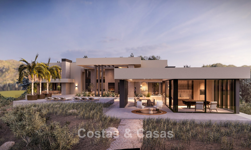 Parcela única con proyecto de villa de diseño en venta en el exclusivo resort La Zagaleta, Marbella - Benahavís 798654