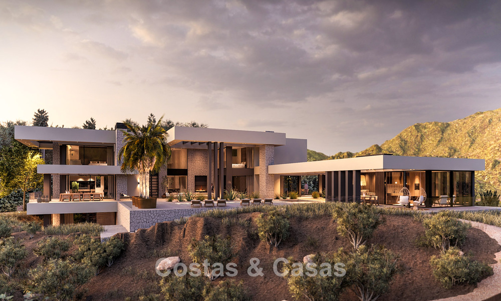Parcela única con proyecto de villa de diseño en venta en el exclusivo resort La Zagaleta, Marbella - Benahavís 798655