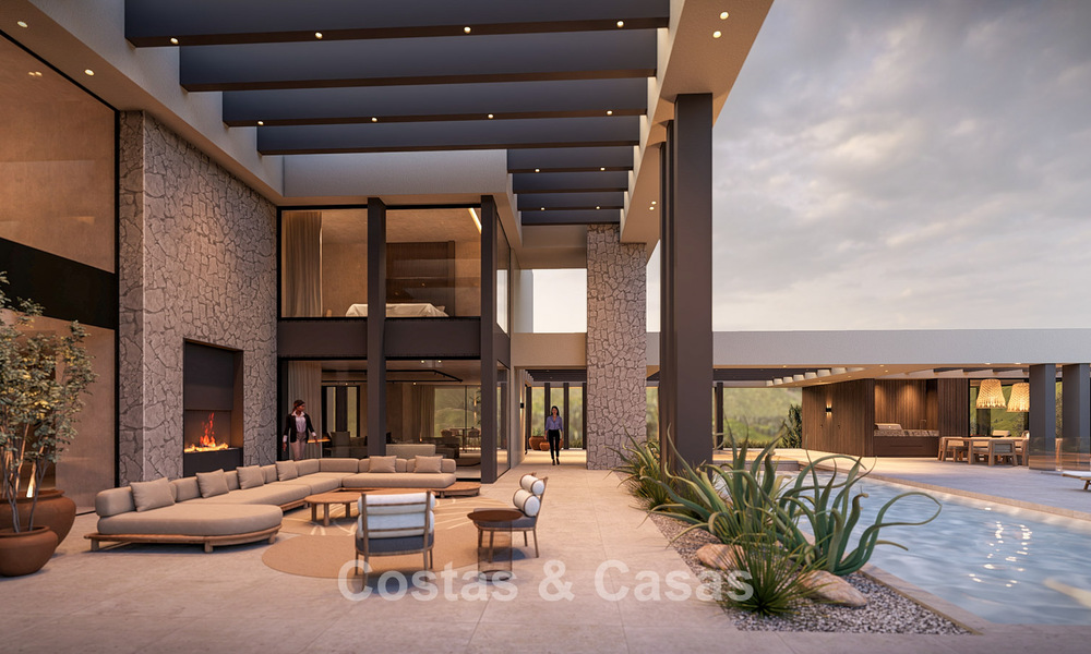 Parcela única con proyecto de villa de diseño en venta en el exclusivo resort La Zagaleta, Marbella - Benahavís 798657