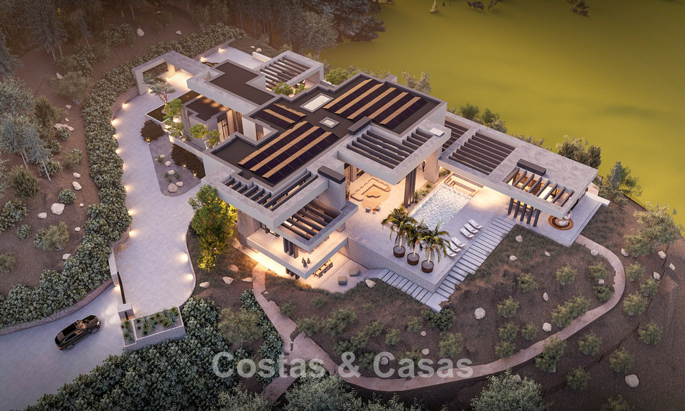 Parcela única con proyecto de villa de diseño en venta en el exclusivo resort La Zagaleta, Marbella - Benahavís 798659