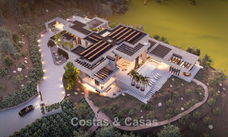 Parcela única con proyecto de villa de diseño en venta en el exclusivo resort La Zagaleta, Marbella - Benahavís 798659 