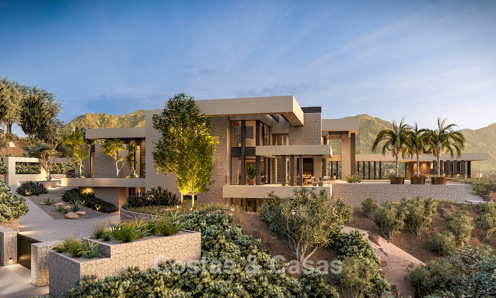 Parcela única con proyecto de villa de diseño en venta en el exclusivo resort La Zagaleta, Marbella - Benahavís 798667