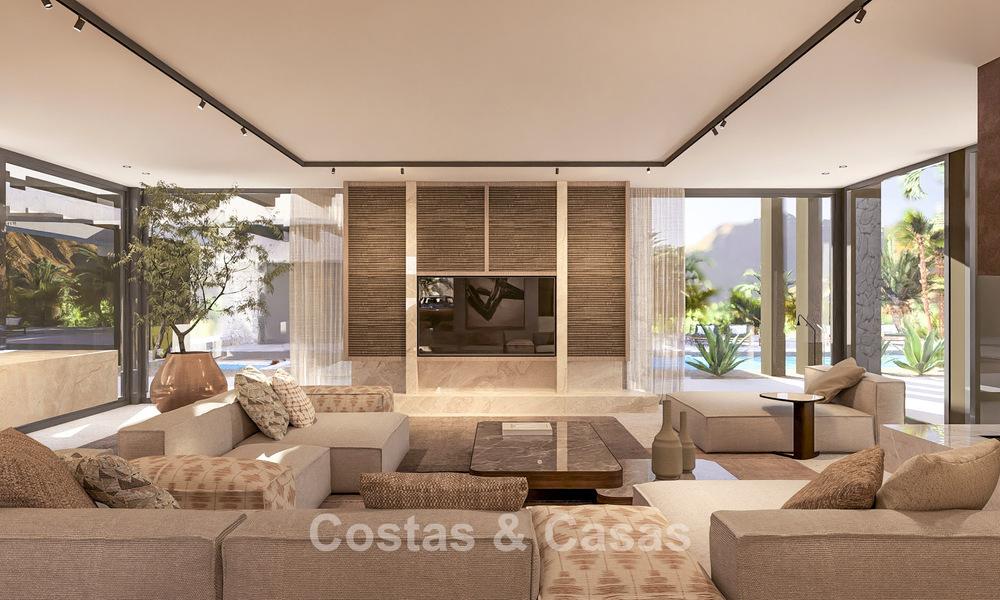 Parcela única con proyecto de villa de diseño en venta en el exclusivo resort La Zagaleta, Marbella - Benahavís 798669