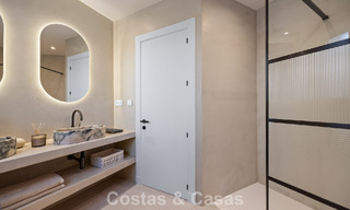 Villa de lujo, lista para entrar a vivir, de estilo contemporáneo mediterráneo en venta en una zona de golf de Marbella - Benahavís 798733 