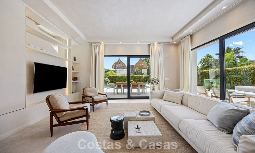 Villa de lujo, lista para entrar a vivir, de estilo contemporáneo mediterráneo en venta en una zona de golf de Marbella - Benahavís 798759