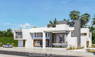 Villa moderna exclusiva en construcción en venta en Guadalmina Baja, Marbella 798830 