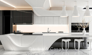Villa moderna exclusiva con vistas panorámicas en venta en La Cala Golf, Mijas, Costa del Sol 798919 