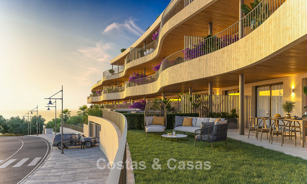 Modernos y lujosos apartamentos de obra nueva con impresionantes vistas al mar en venta en Fuengirola, Costa del Sol 798976
