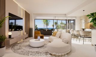 Modernos y lujosos apartamentos de obra nueva con impresionantes vistas al mar en venta en Fuengirola, Costa del Sol 798979 