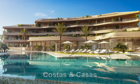 Modernos y lujosos apartamentos de obra nueva con impresionantes vistas al mar en venta en Fuengirola, Costa del Sol 798987