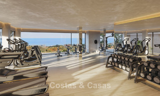 Modernos y lujosos apartamentos de obra nueva con impresionantes vistas al mar en venta en Fuengirola, Costa del Sol 798993 