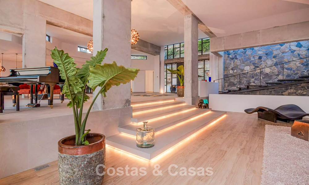 Villa de lujo avanzada con vistas panorámicas al mar en venta en las colinas de Marbella - Benahavís 798931