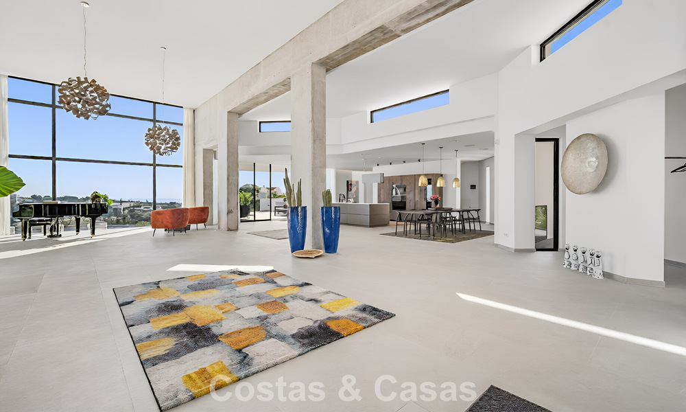 Villa de lujo avanzada con vistas panorámicas al mar en venta en las colinas de Marbella - Benahavís 798937