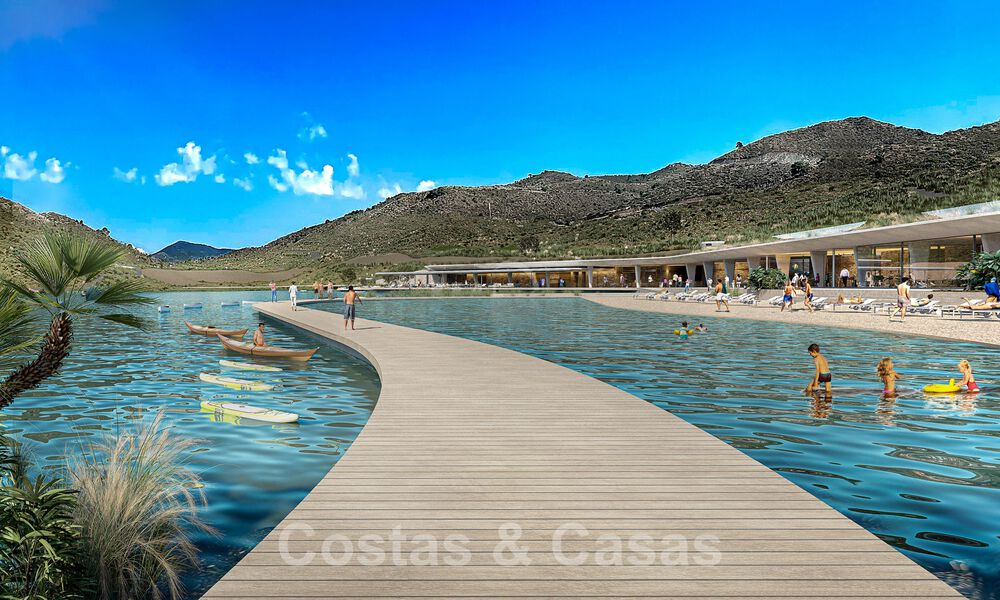 Villa de lujo de diseño con vistas panorámicas al mar en venta en un exclusivo resort de golf cerrado en Marbella - Benahavís 799048