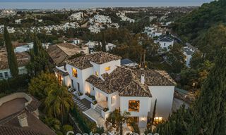 Villa de lujo en estilo arquitectónico mediterráneo contemporáneo en venta en una urbanización cerrada en Marbella - Benahavís 799060 
