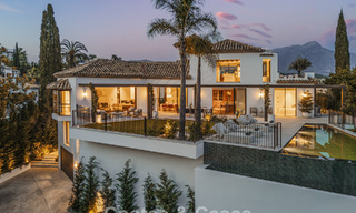 Villa de lujo en estilo arquitectónico mediterráneo contemporáneo en venta en una urbanización cerrada en Marbella - Benahavís 799063 