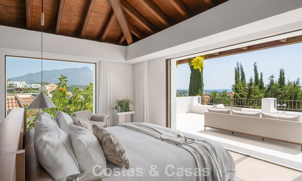 Villa de lujo en estilo arquitectónico mediterráneo contemporáneo en venta en una urbanización cerrada en Marbella - Benahavís 799072