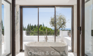 Villa de lujo en estilo arquitectónico mediterráneo contemporáneo en venta en una urbanización cerrada en Marbella - Benahavís 799073 