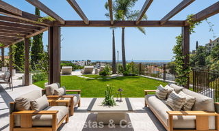 Villa de lujo en estilo arquitectónico mediterráneo contemporáneo en venta en una urbanización cerrada en Marbella - Benahavís 799081 