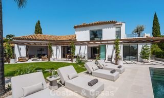 Villa de lujo en estilo arquitectónico mediterráneo contemporáneo en venta en una urbanización cerrada en Marbella - Benahavís 799082 