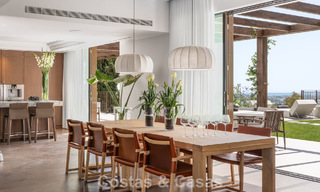 Villa de lujo en estilo arquitectónico mediterráneo contemporáneo en venta en una urbanización cerrada en Marbella - Benahavís 799086 