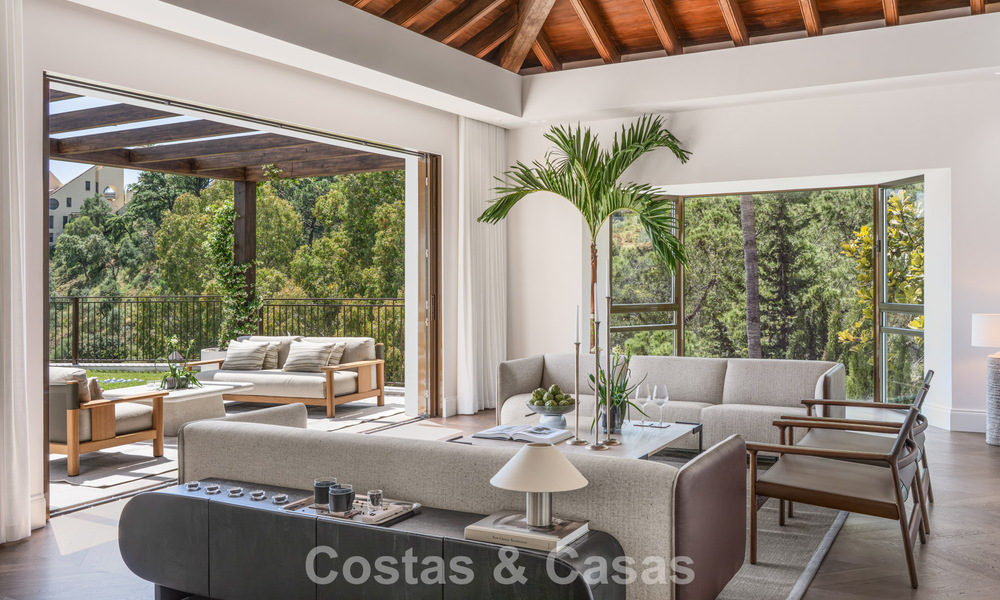 Villa de lujo en estilo arquitectónico mediterráneo contemporáneo en venta en una urbanización cerrada en Marbella - Benahavís 799087