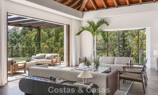 Villa de lujo en estilo arquitectónico mediterráneo contemporáneo en venta en una urbanización cerrada en Marbella - Benahavís 799087 