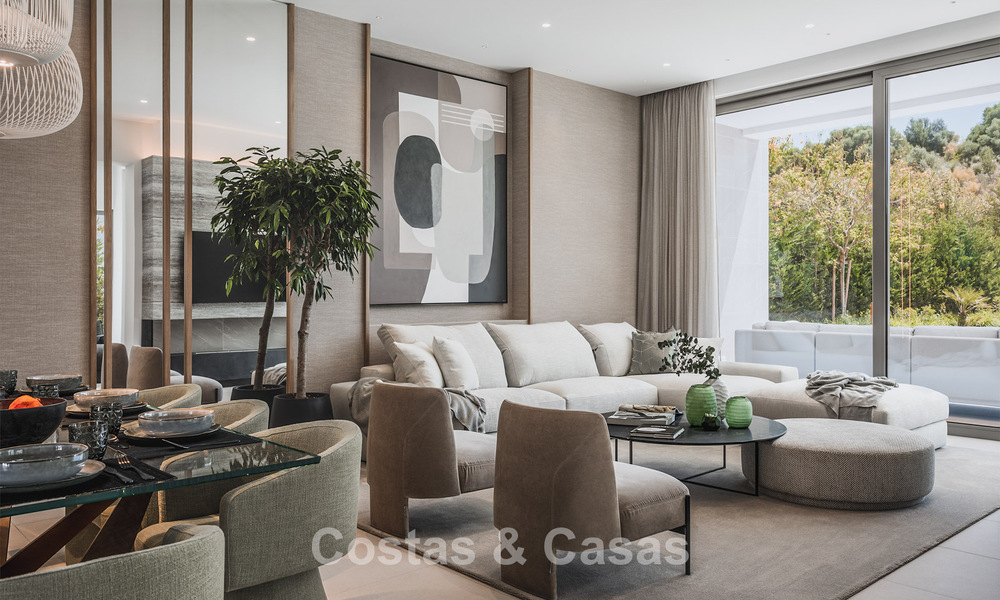 Elegante villa contemporánea en venta en la new golden mile entre Marbella y Estepona 799483