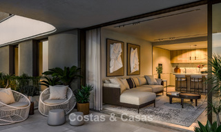 ¡Lanzamiento! Modernos apartamentos de obra nueva con vistas al mar en venta en el centro de Estepona 799529 