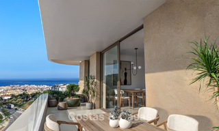¡Lanzamiento! Modernos apartamentos de obra nueva con vistas al mar en venta en el centro de Estepona 799534 