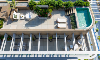 ¡Lanzamiento! Modernos apartamentos de obra nueva con vistas al mar en venta en el centro de Estepona 799543 