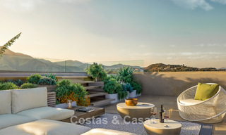 ¡Lanzamiento! Modernos apartamentos de obra nueva con vistas al mar en venta en el centro de Estepona 799545 
