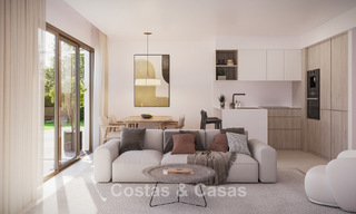 ¡Lanzamiento! Modernos apartamentos de obra nueva con vistas al mar en venta en el centro de Estepona 799548 