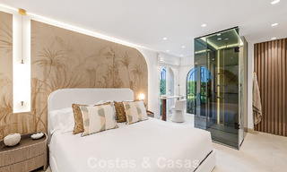 Apartamento en primera línea de playa reformado con vistas directas al mar en venta en la New Golden Mile, Estepona Este 799573 