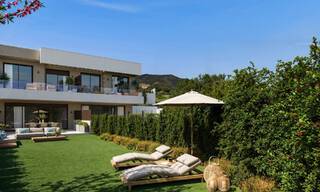 Viviendas de obra nueva con vistas al mar y a la montaña en venta en un complejo estilo resort en Fuengirola, Costa del Sol 799601 