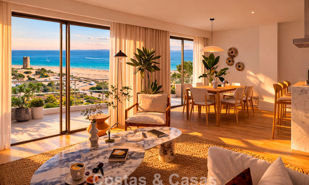 ¡Lanzamiento! Apartamentos y adosadas en primera línea de playa con vistas al mar en venta cerca de Sotogrande, Costa del Sol 799729