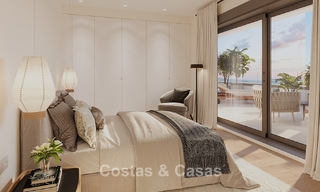 ¡Lanzamiento! Apartamentos y adosadas en primera línea de playa con vistas al mar en venta cerca de Sotogrande, Costa del Sol 799735 