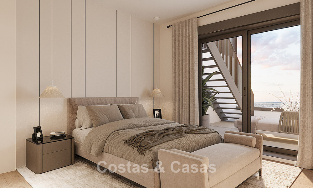 ¡Lanzamiento! Apartamentos y adosadas en primera línea de playa con vistas al mar en venta cerca de Sotogrande, Costa del Sol 799736