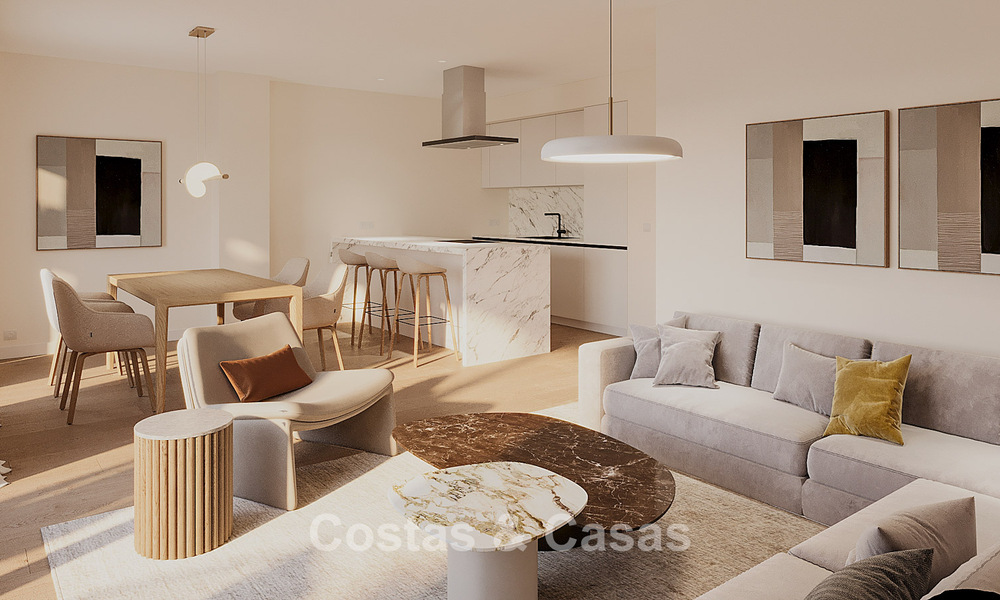 ¡Lanzamiento! Apartamentos y adosadas en primera línea de playa con vistas al mar en venta cerca de Sotogrande, Costa del Sol 799740