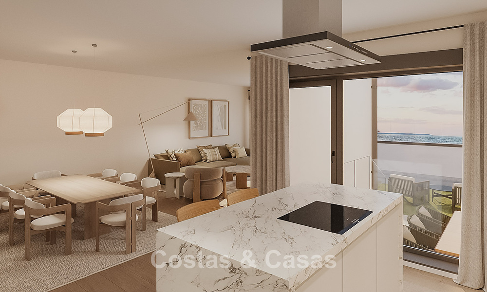 ¡Lanzamiento! Apartamentos y adosadas en primera línea de playa con vistas al mar en venta cerca de Sotogrande, Costa del Sol 799741
