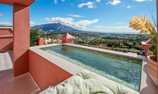 Ático totalmente reformado de alto nivel con espectaculares vistas al mar en venta en Marbella - Benahavís 800065 