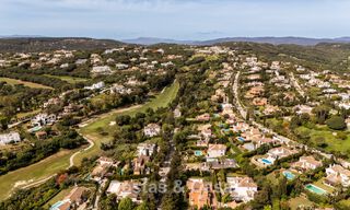 Preciosa villa andaluza contemporánea reformada con vistas panorámicas al mar en venta en Sotogrande, Costa del Sol 799836 