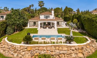 Preciosa villa andaluza contemporánea reformada con vistas panorámicas al mar en venta en Sotogrande, Costa del Sol 799841 