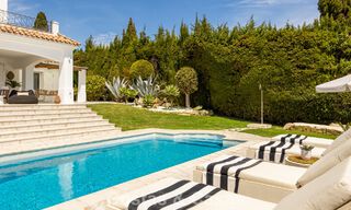 Preciosa villa andaluza contemporánea reformada con vistas panorámicas al mar en venta en Sotogrande, Costa del Sol 799878 