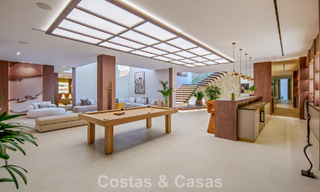 Villa contemporánea de diseño con vistas panorámicas en venta en el Valle del Golf de Nueva Andalucía, Marbella 800092 