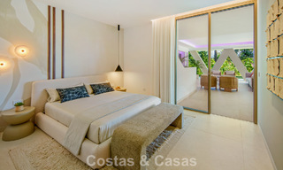 Villa contemporánea de diseño con vistas panorámicas en venta en el Valle del Golf de Nueva Andalucía, Marbella 800114 
