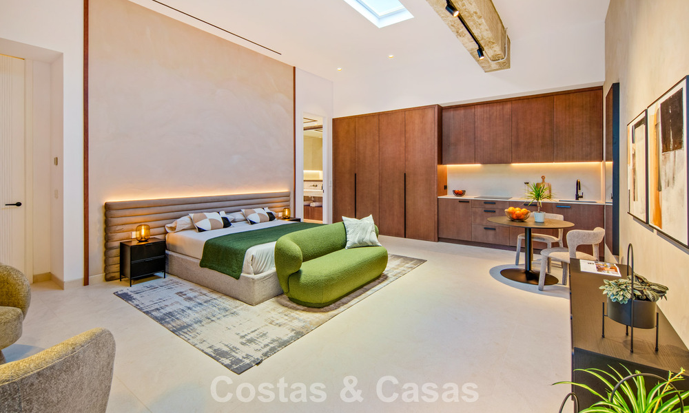 Villa contemporánea de diseño con vistas panorámicas en venta en el Valle del Golf de Nueva Andalucía, Marbella 800119