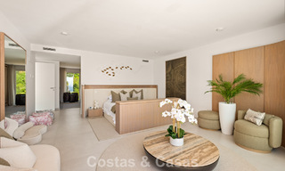 Elegante villa de lujo de estilo contemporáneo en venta en las colinas de Marbella Este 800315 