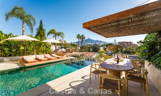 Villa moderna de lujo reformada con impresionantes vistas en venta en Nueva Andalucía, Marbella 800344 